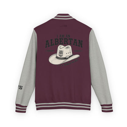 I am Albertan Unisex Heavyweight Letterman Jacket