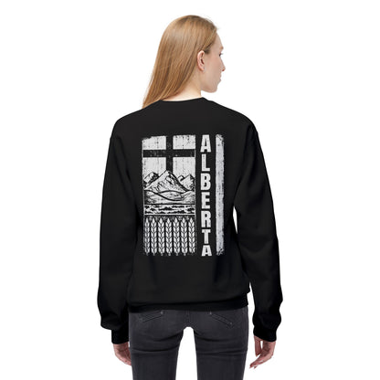 Rugged Alberta (On the Back) Crewneck Sweatshirt