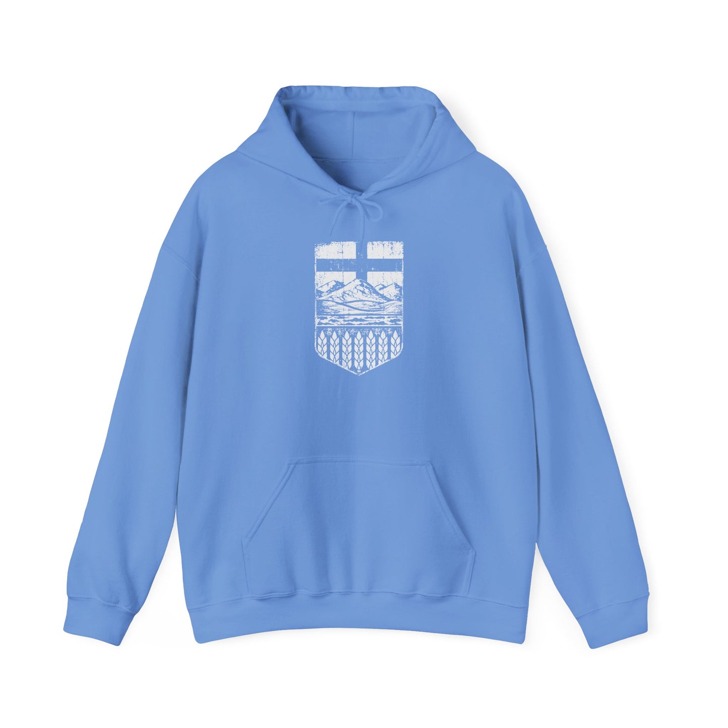 Rugged Shield of Alberta Unisex Hoodie