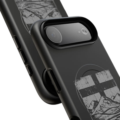 Rugged Alberta Shield Black MagSafe Premium Case