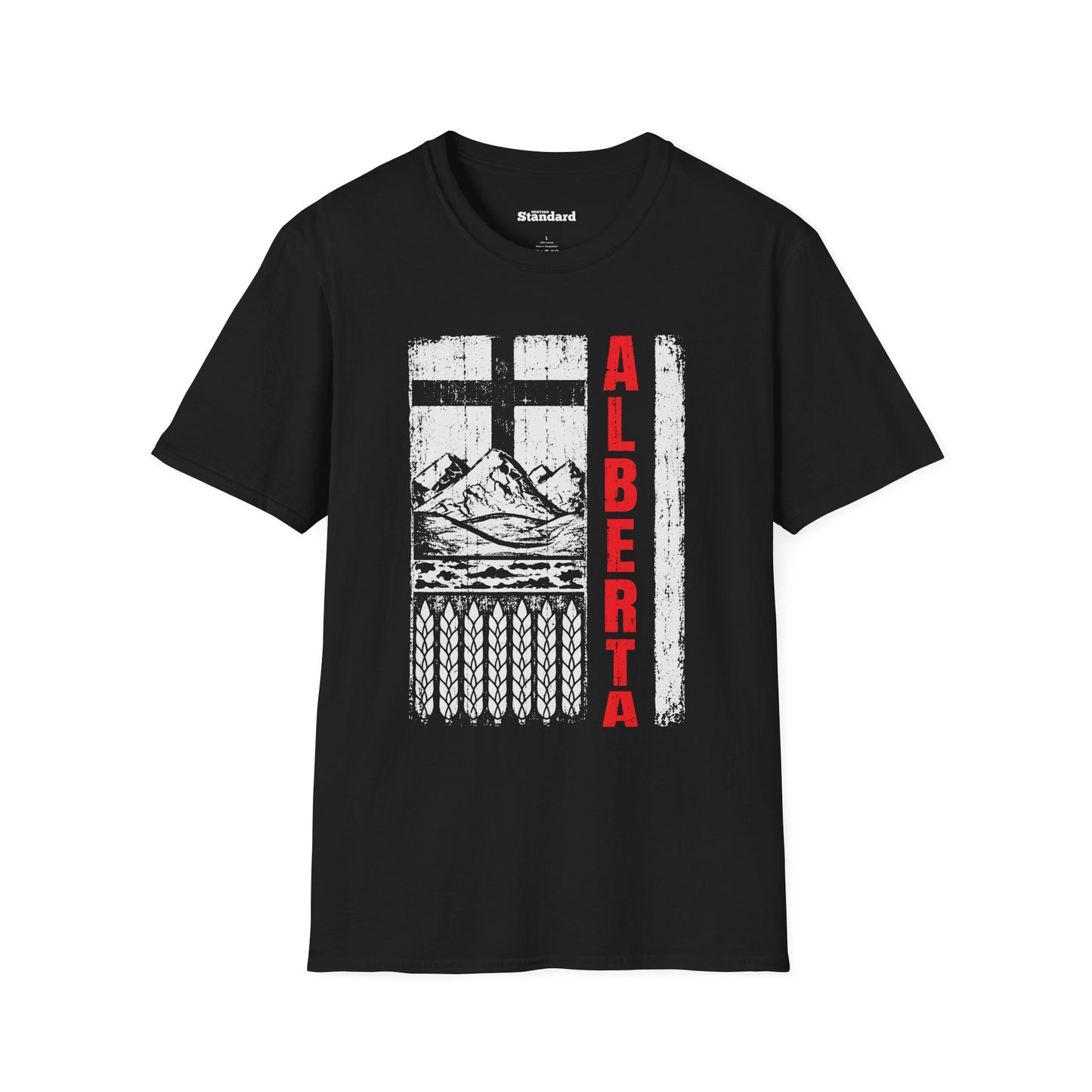 Rugged Alberta Red Unisex T-Shirt