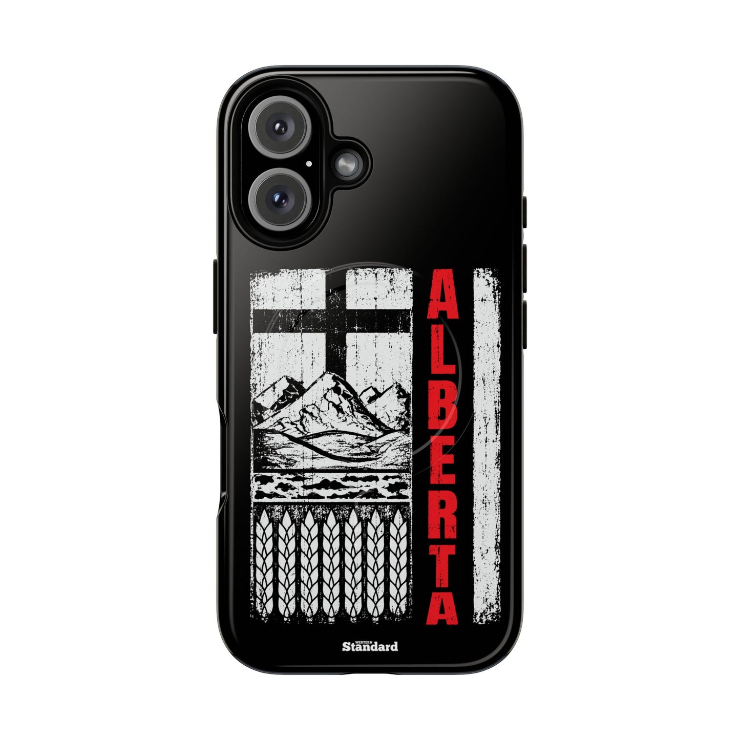 Rugged Alberta Black MagSafe Premium Case
