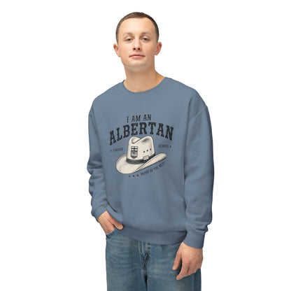 I Am Albertan Premium Unisex Crewneck Sweatshirt