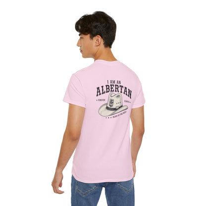 I am Albertan (On the Back) Unisex Premium Tee