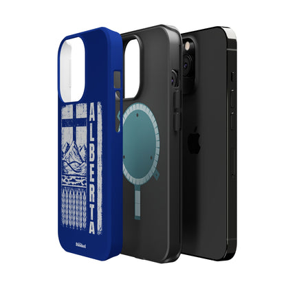 Rugged Alberta Blue MagSafe Phone Case