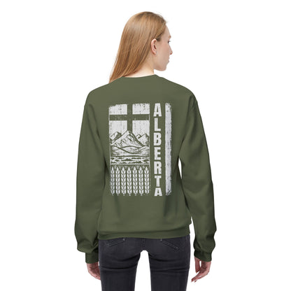 Rugged Alberta (On the Back) Crewneck Sweatshirt