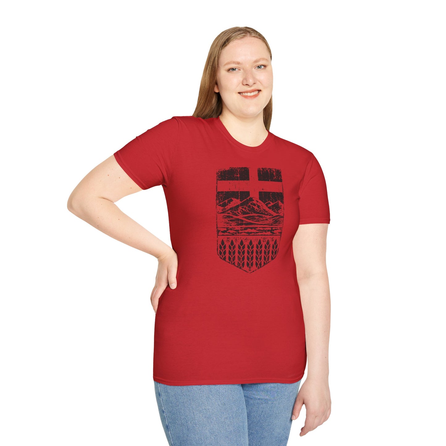 Rugged Alberta Shield Unisex T-Shirt