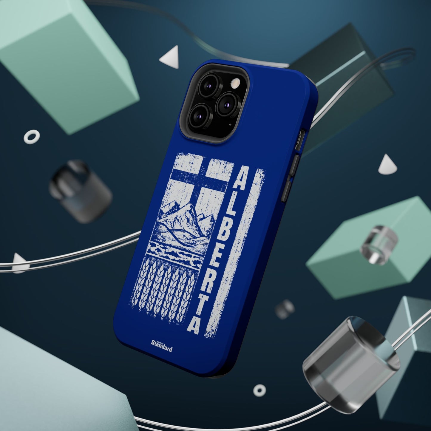 Rugged Alberta Blue MagSafe Phone Case