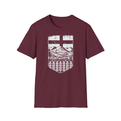 Rugged Alberta Shield Unisex T-Shirt