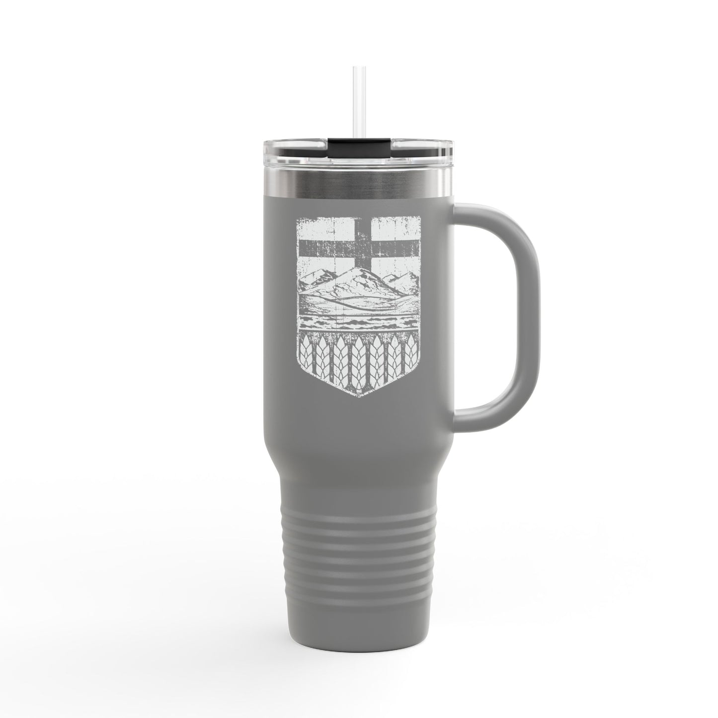 Rugged Alberta Shield Insulated Travel Mug, 40oz