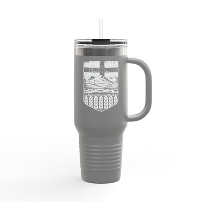 Rugged Alberta Shield Insulated Travel Mug, 40oz