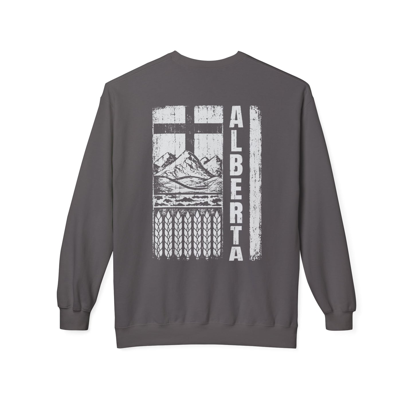 Rugged Alberta (On the Back) Crewneck Sweatshirt