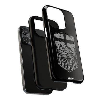 Rugged Alberta Shield Black MagSafe Premium Case