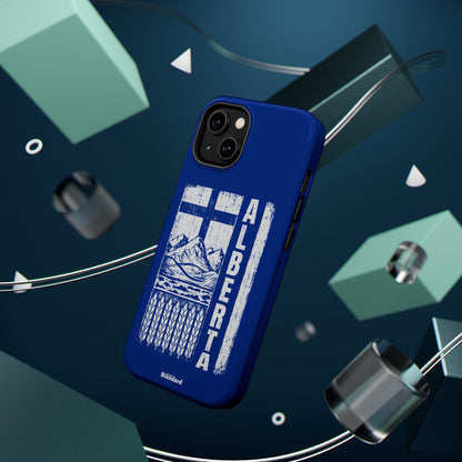 Rugged Alberta Blue MagSafe Phone Case