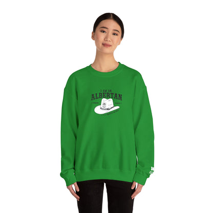 I Am Albertan Unisex Premium Crewneck Sweatshirt (Embroidered)