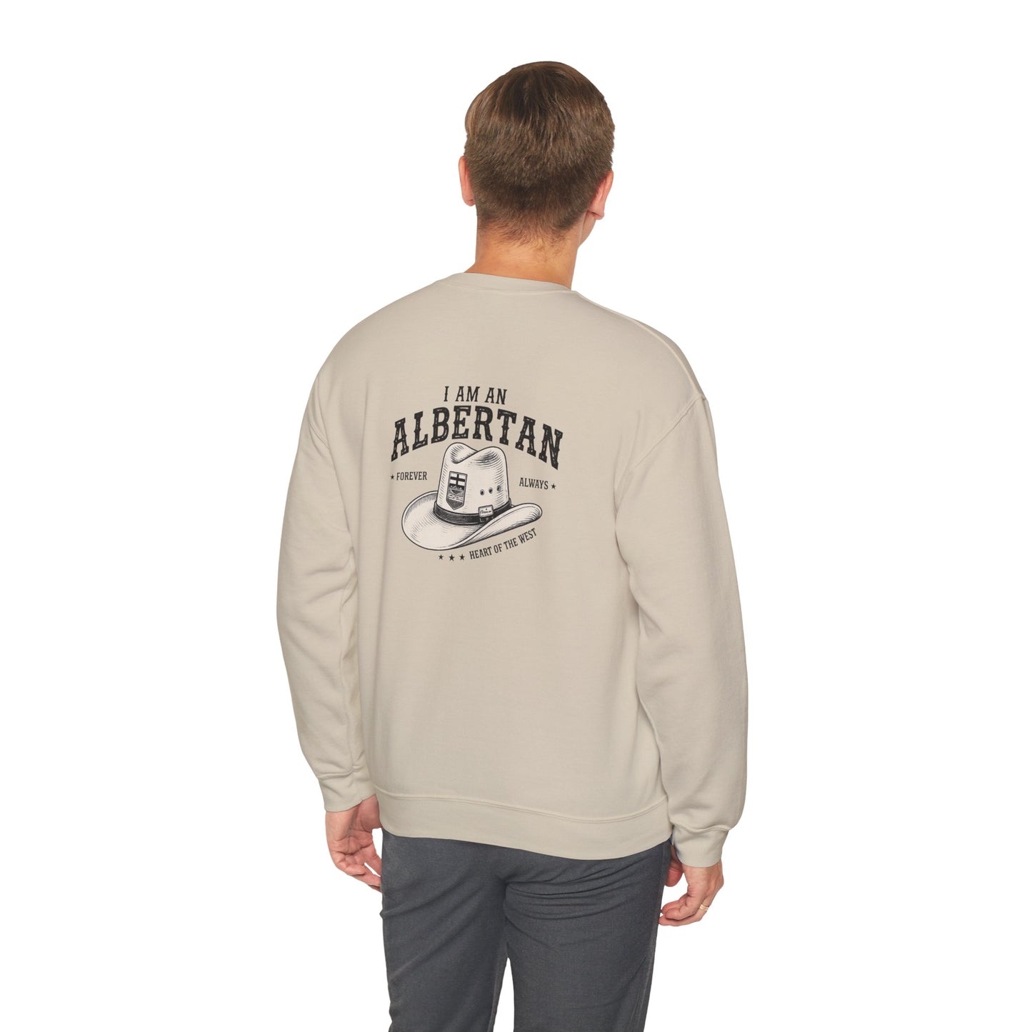 I Am Albertan (On the Back) Unisex Sweatshirt