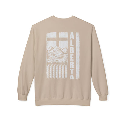 Rugged Alberta (On the Back) Crewneck Sweatshirt
