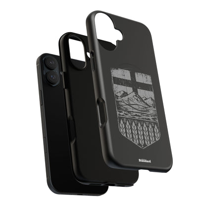 Rugged Alberta Shield Black MagSafe Premium Case