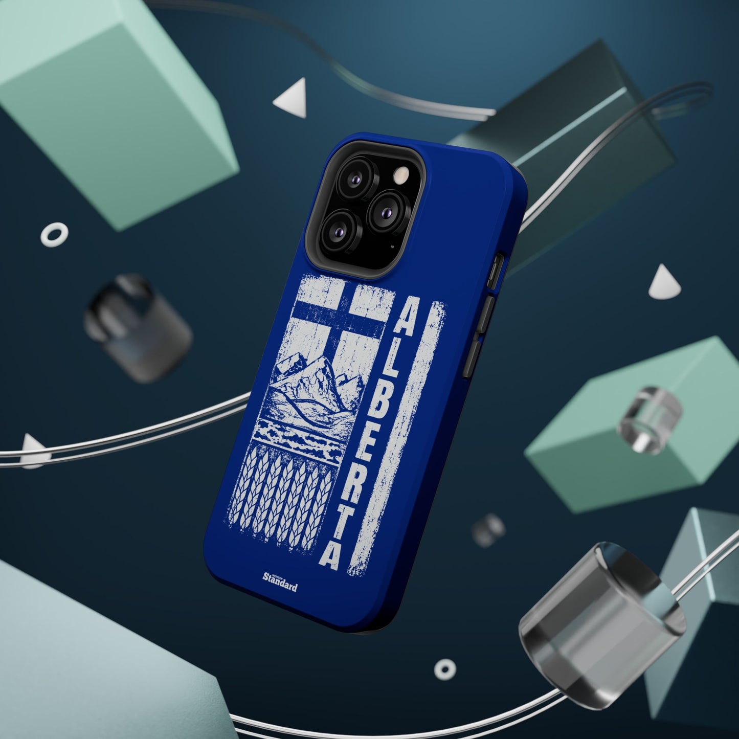 Rugged Alberta Blue MagSafe Phone Case