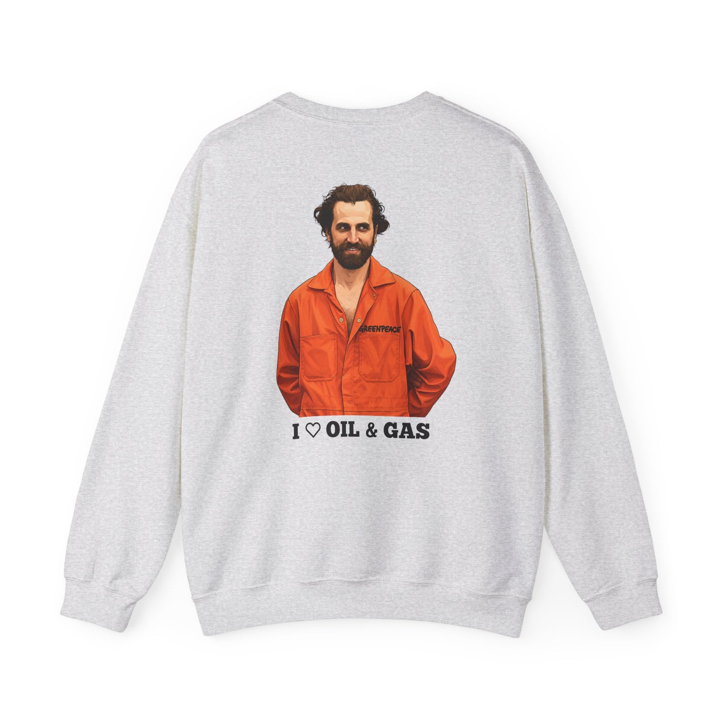 Guilbeault 'I Love Oil and Gas' (On the Back) Unisex Sweatshirt