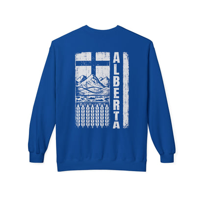 Rugged Alberta (On the Back) Crewneck Sweatshirt