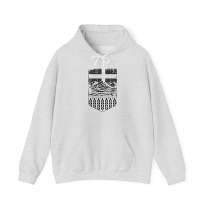 Rugged Shield of Alberta Unisex Hoodie