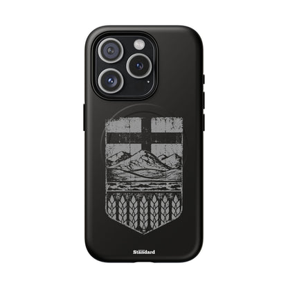 Rugged Alberta Shield Black MagSafe Premium Case