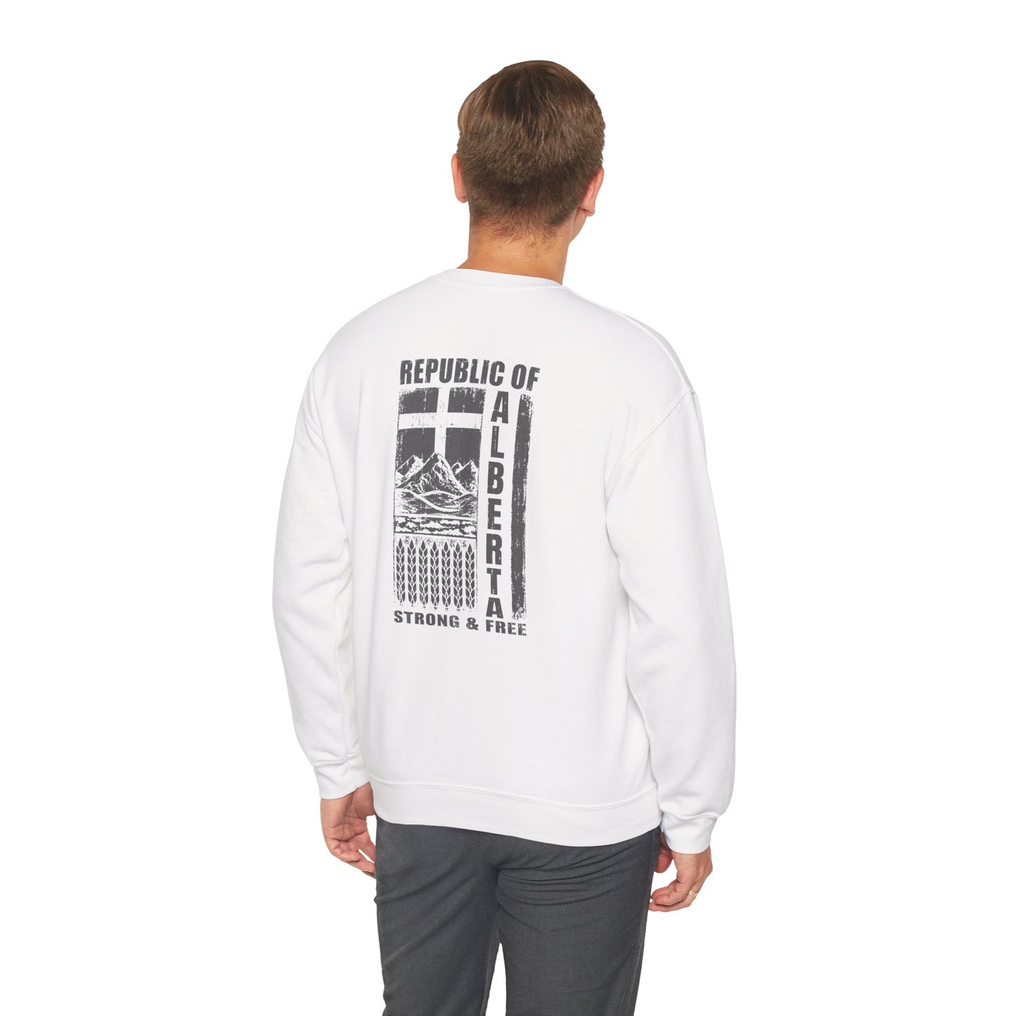 Republic of Alberta (On the Back) Premium Crewneck Sweatshirt