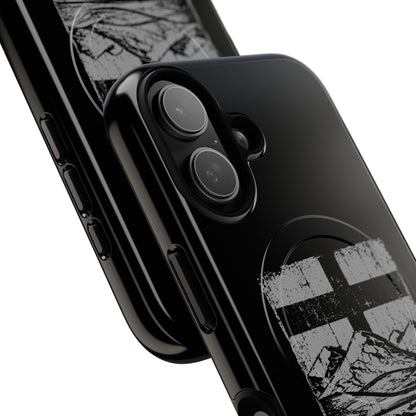 Rugged Alberta Shield Black MagSafe Premium Case