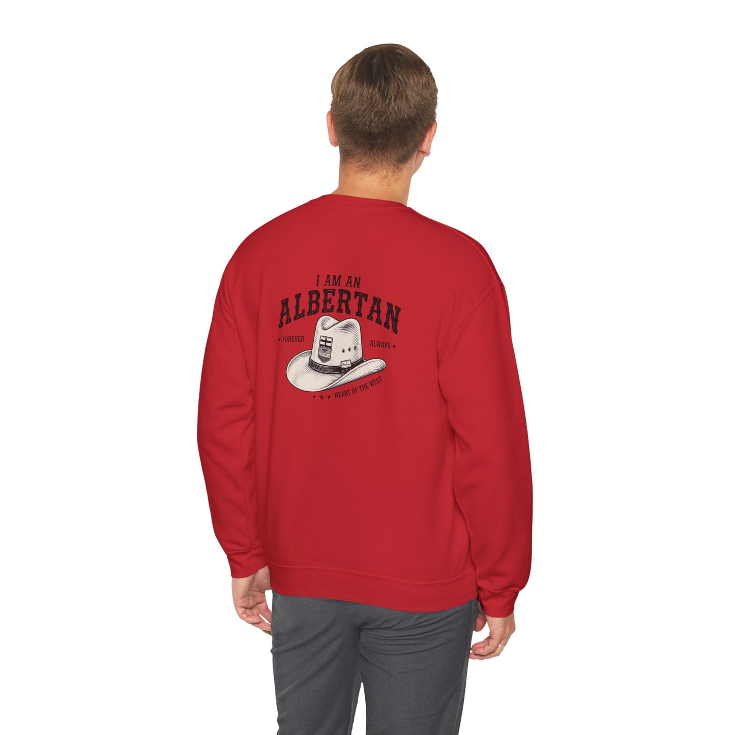 I Am Albertan (On the Back) Unisex Sweatshirt