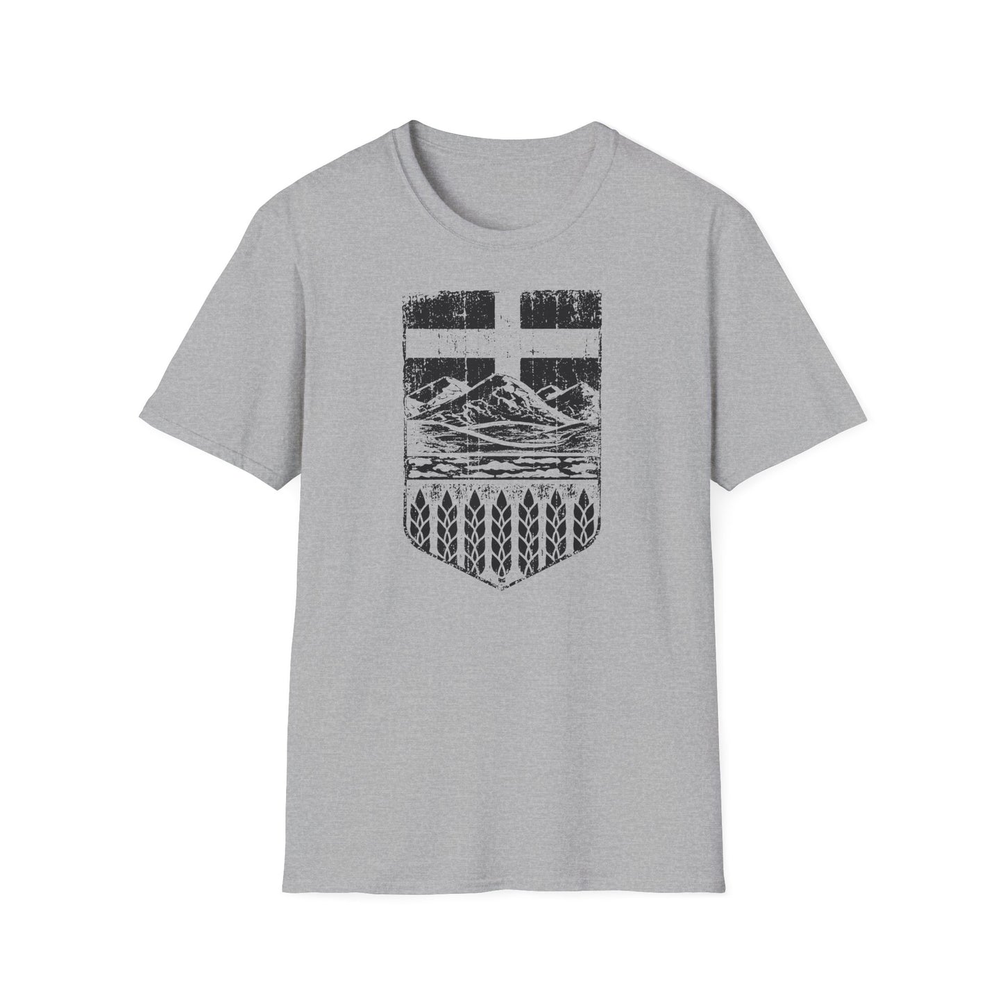 Rugged Alberta Shield Unisex T-Shirt