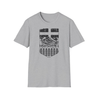 Rugged Alberta Shield Unisex T-Shirt