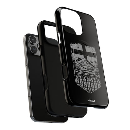 Rugged Alberta Shield Black MagSafe Premium Case