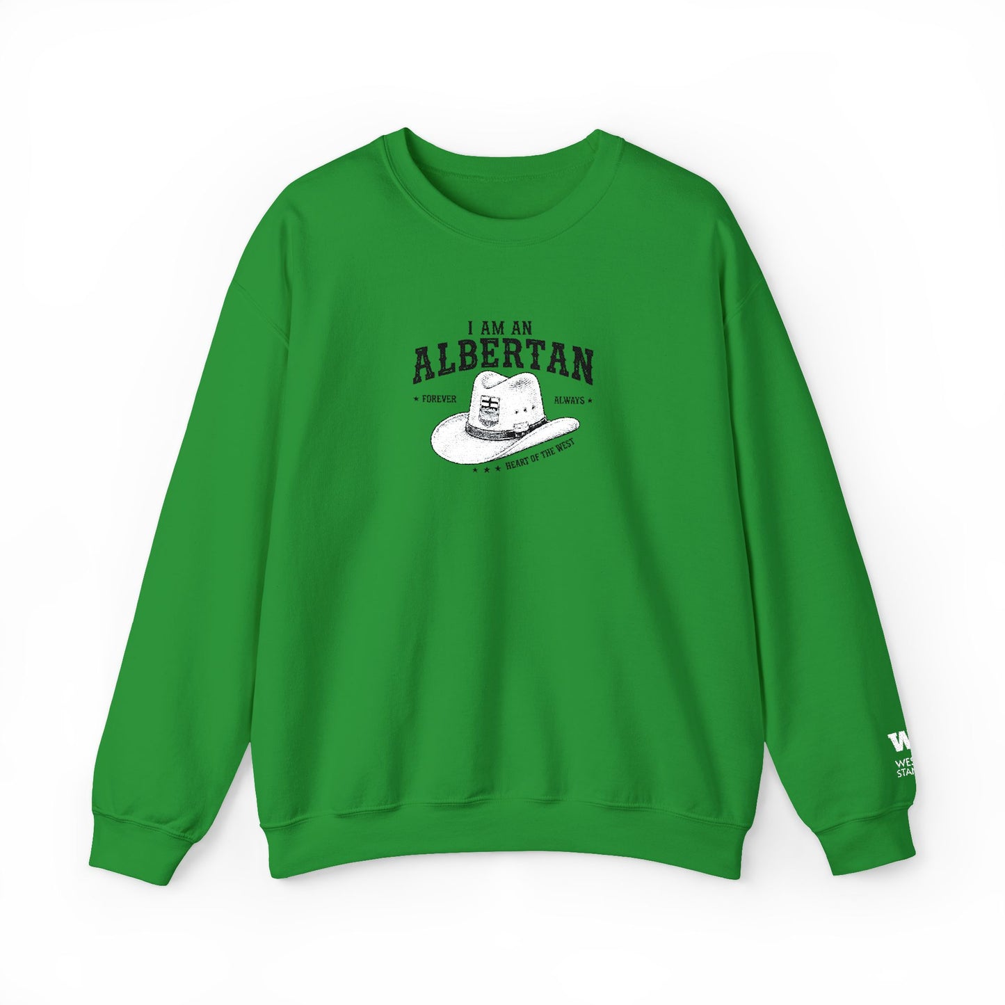 I Am Albertan Unisex Premium Crewneck Sweatshirt (Embroidered)