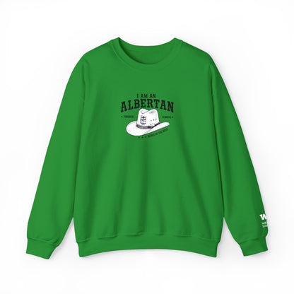 I Am Albertan Unisex Premium Crewneck Sweatshirt (Embroidered)