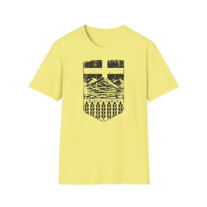Rugged Alberta Shield Unisex T-Shirt