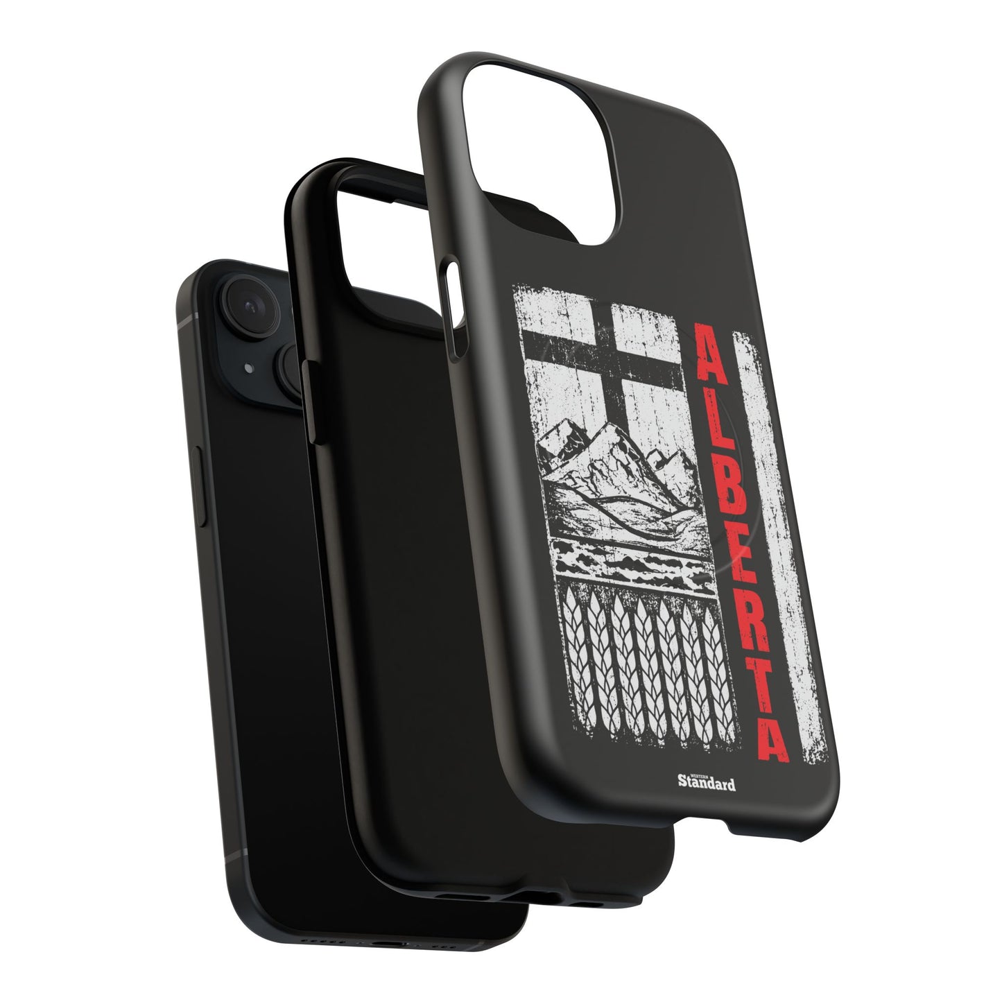 Rugged Alberta Black MagSafe Premium Case