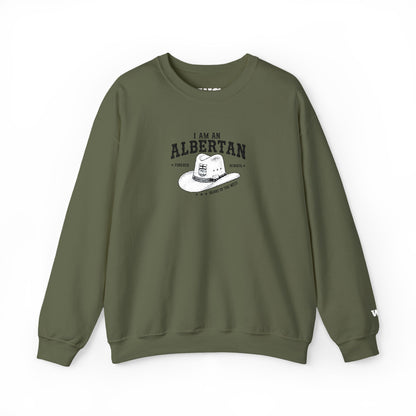 I Am Albertan Unisex Premium Crewneck Sweatshirt (Embroidered)