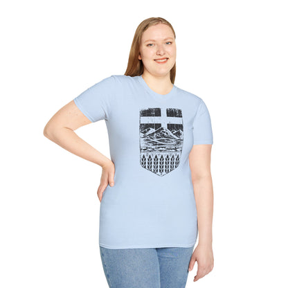 Rugged Alberta Shield Unisex T-Shirt