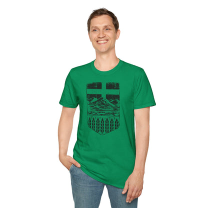 Rugged Alberta Shield Unisex T-Shirt