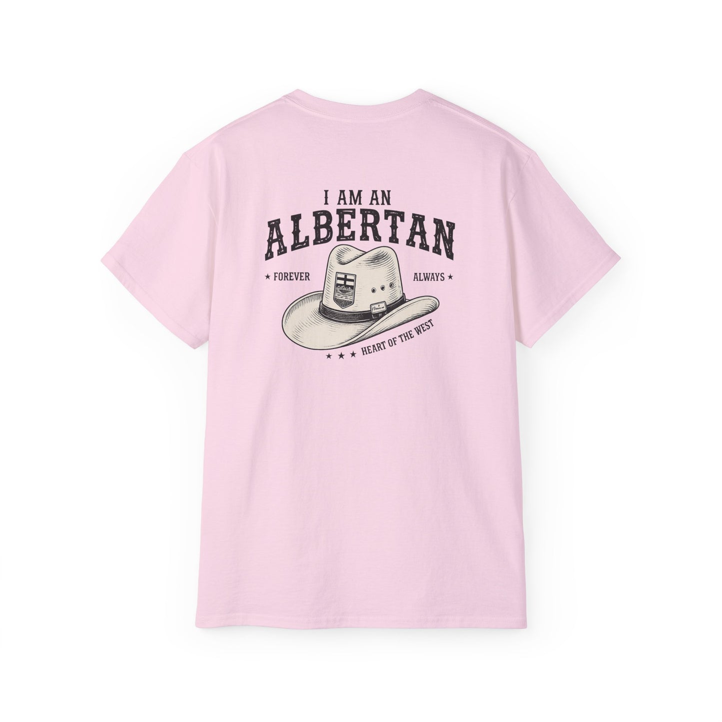 I am Albertan (On the Back) Unisex Premium Tee