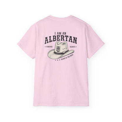 I am Albertan (On the Back) Unisex Premium Tee