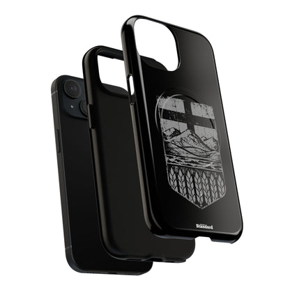 Rugged Alberta Shield Black MagSafe Premium Case