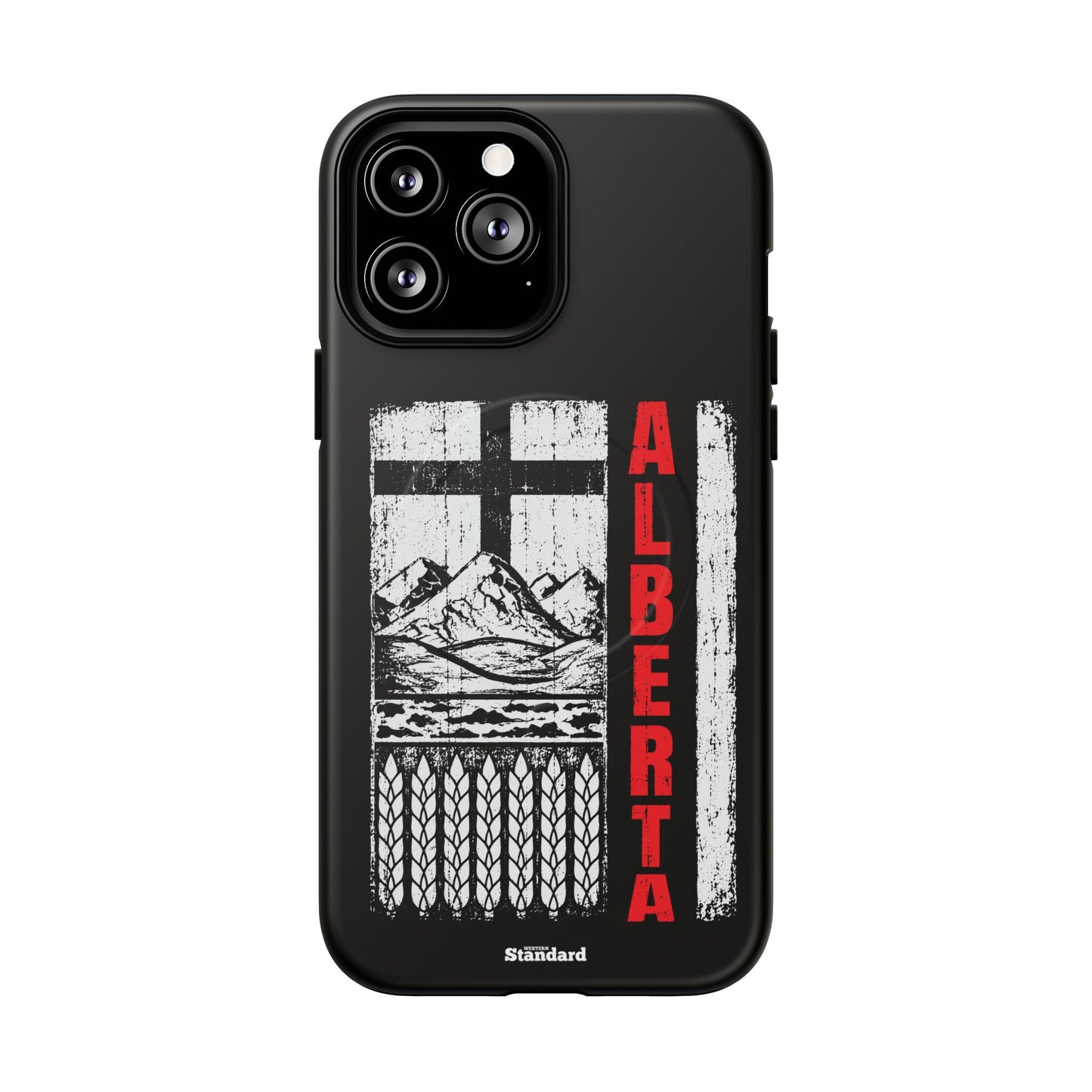 Rugged Alberta Black MagSafe Premium Case