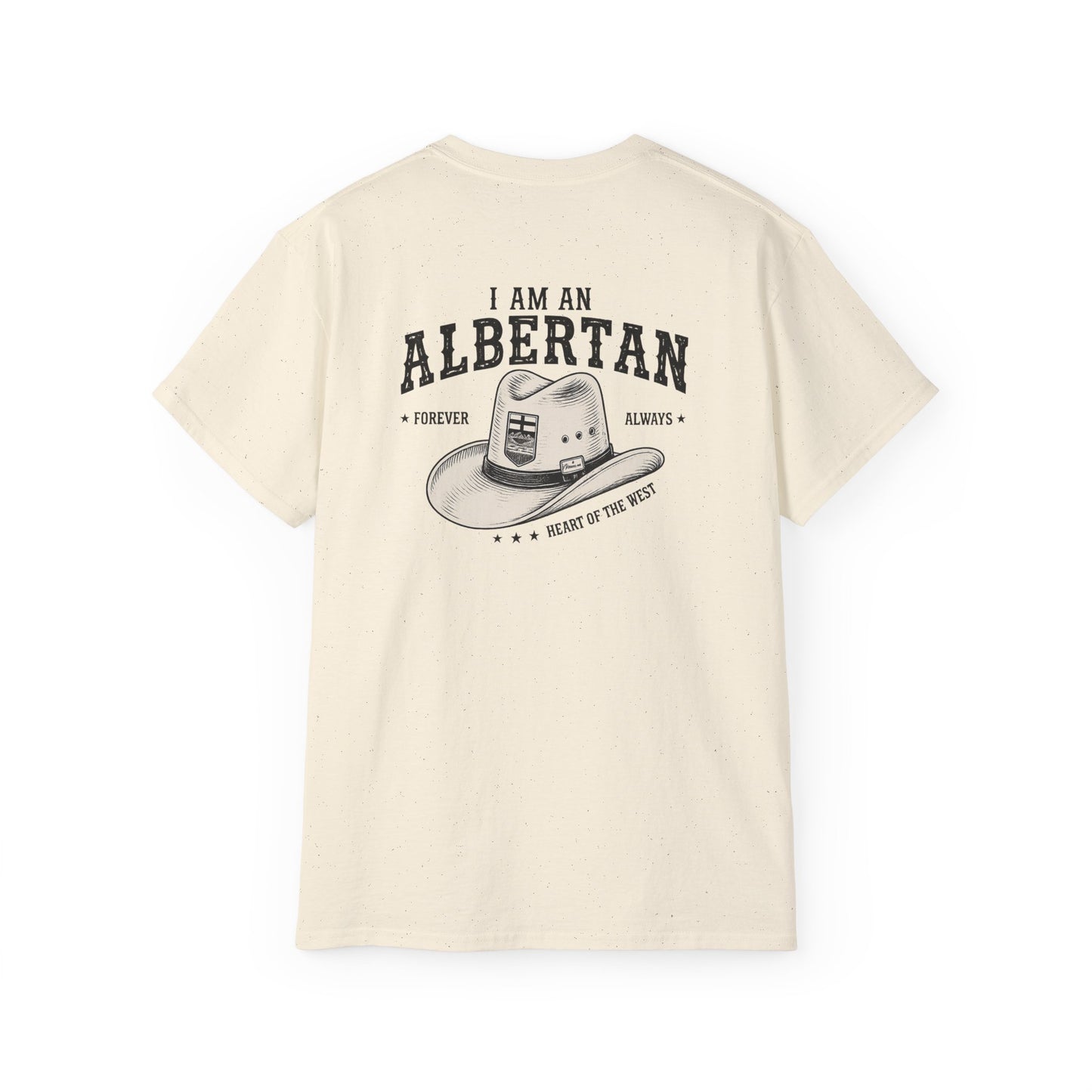I am Albertan (On the Back) Unisex Premium Tee