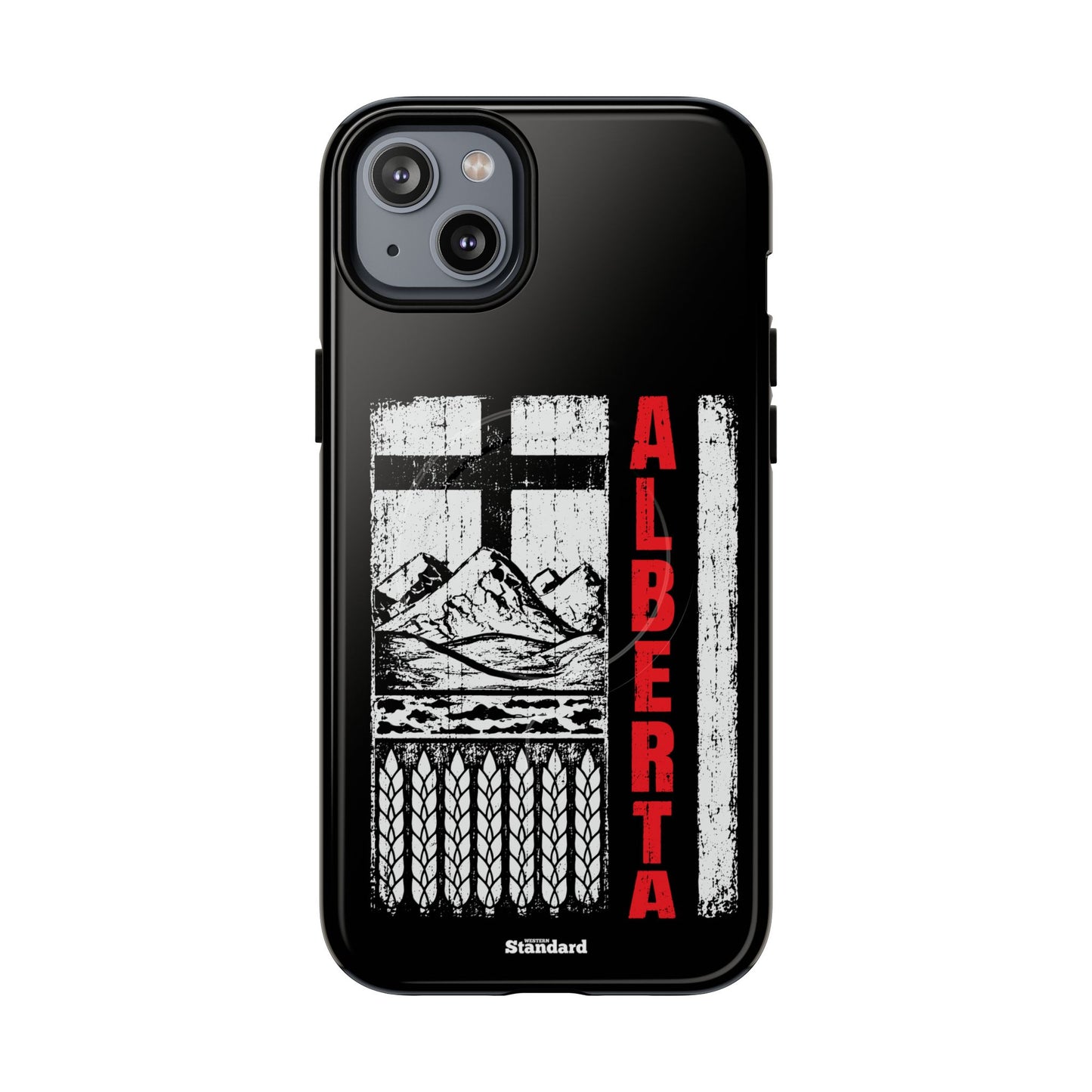 Rugged Alberta Black MagSafe Premium Case