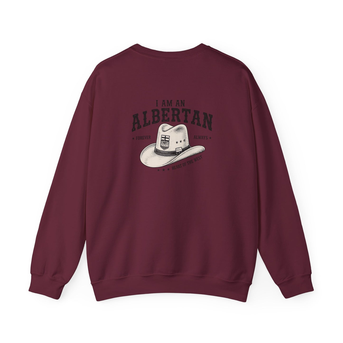 I Am Albertan (On the Back) Unisex Sweatshirt
