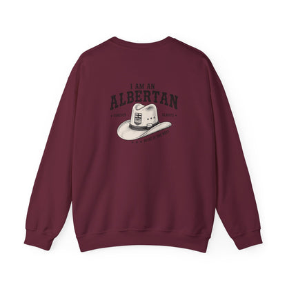 I Am Albertan (On the Back) Unisex Sweatshirt