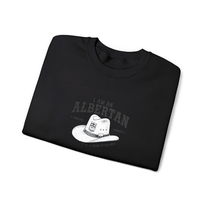 I Am Albertan Unisex Premium Crewneck Sweatshirt (Embroidered)