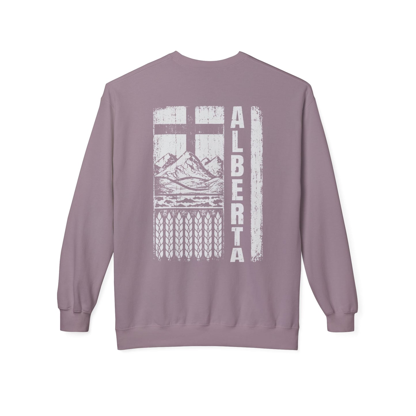 Rugged Alberta (On the Back) Crewneck Sweatshirt